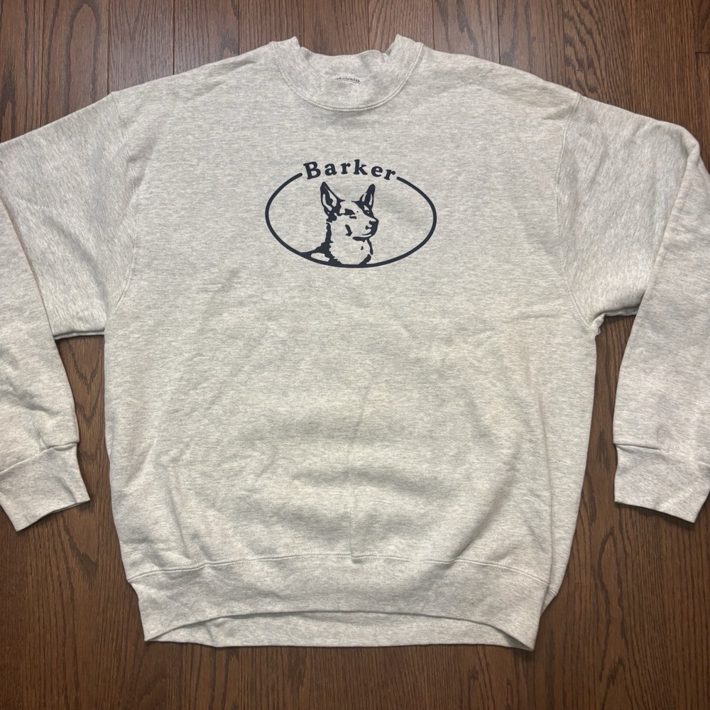 Vintage 90s Fruit Of The Loom USA Made Sweater Dog Men's Large Graphic Sweater